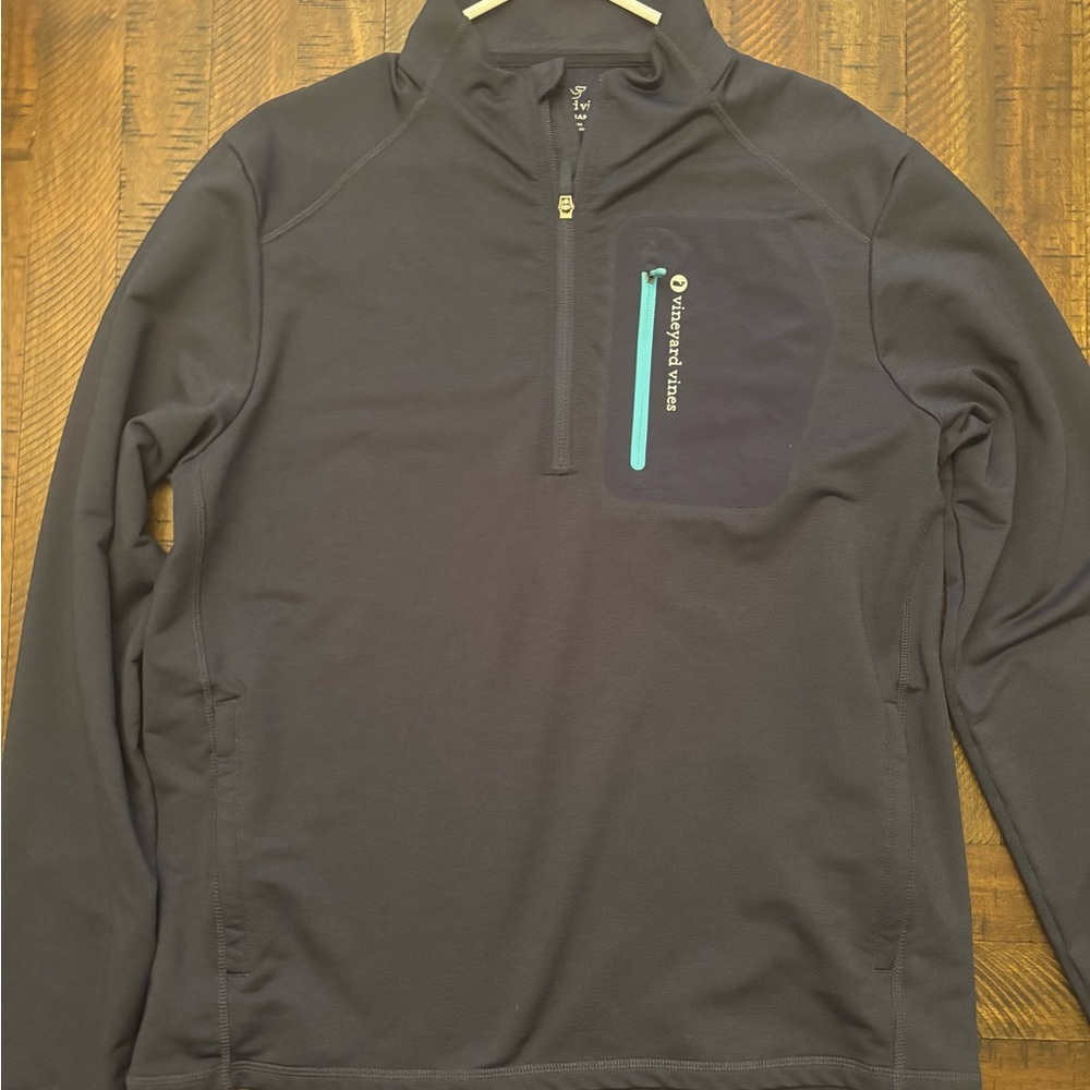 Navy Half-Zip Jacket